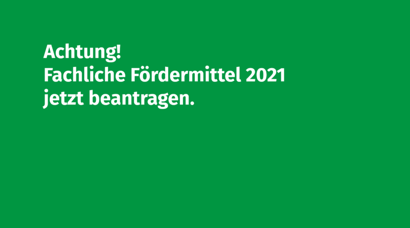 Fachliche Fördermittel 2021 Deadline Volksmusikerbund NRW